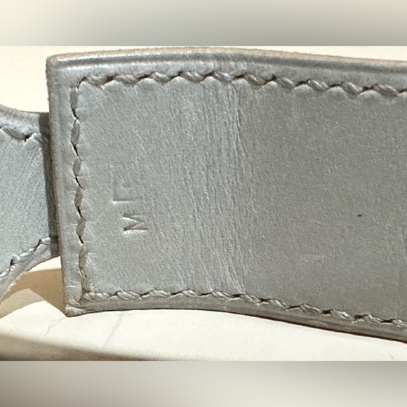 Hermes Grey Artemis Leather Bracelet - Picture 5 of 7